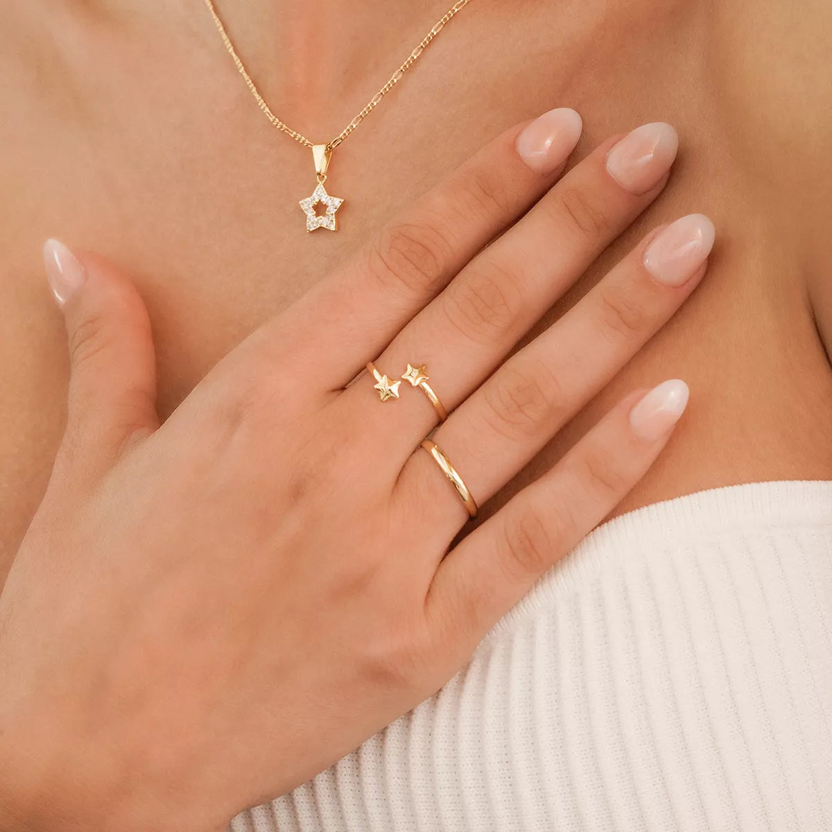 Anillo Ajustable Estrellas
