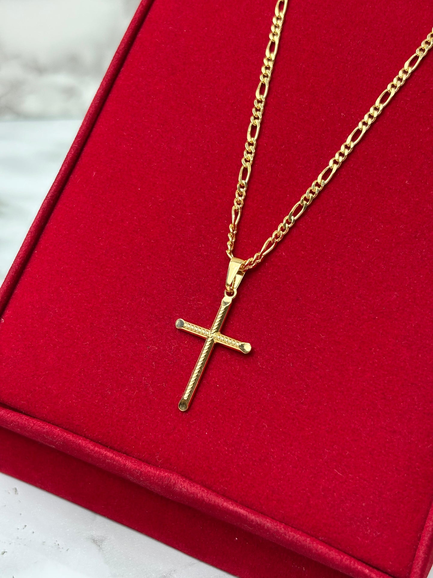 Dije Cruz Cristo en Puntas 22*11.7 mm