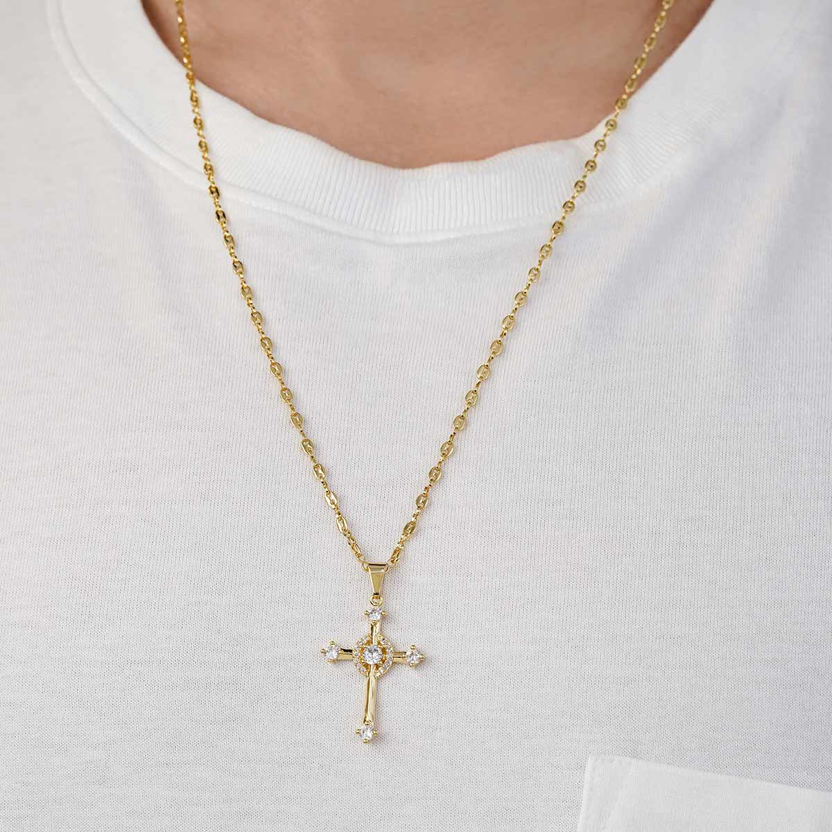 Dije Cruz Cristal, Verde