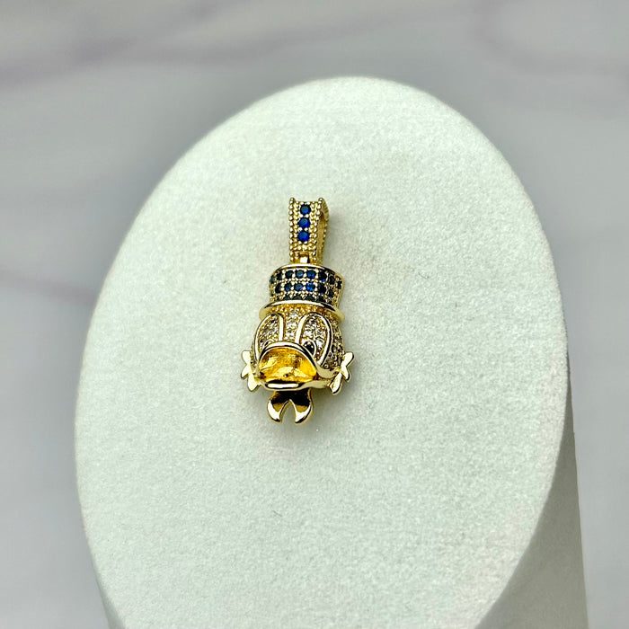 Dije Cabeza Tio Rico Circones 11 mm x 23 mm