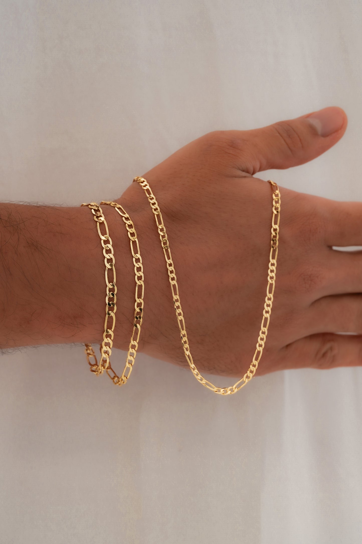 Cadena 3*1 Diamantada 65 cm 3 mm