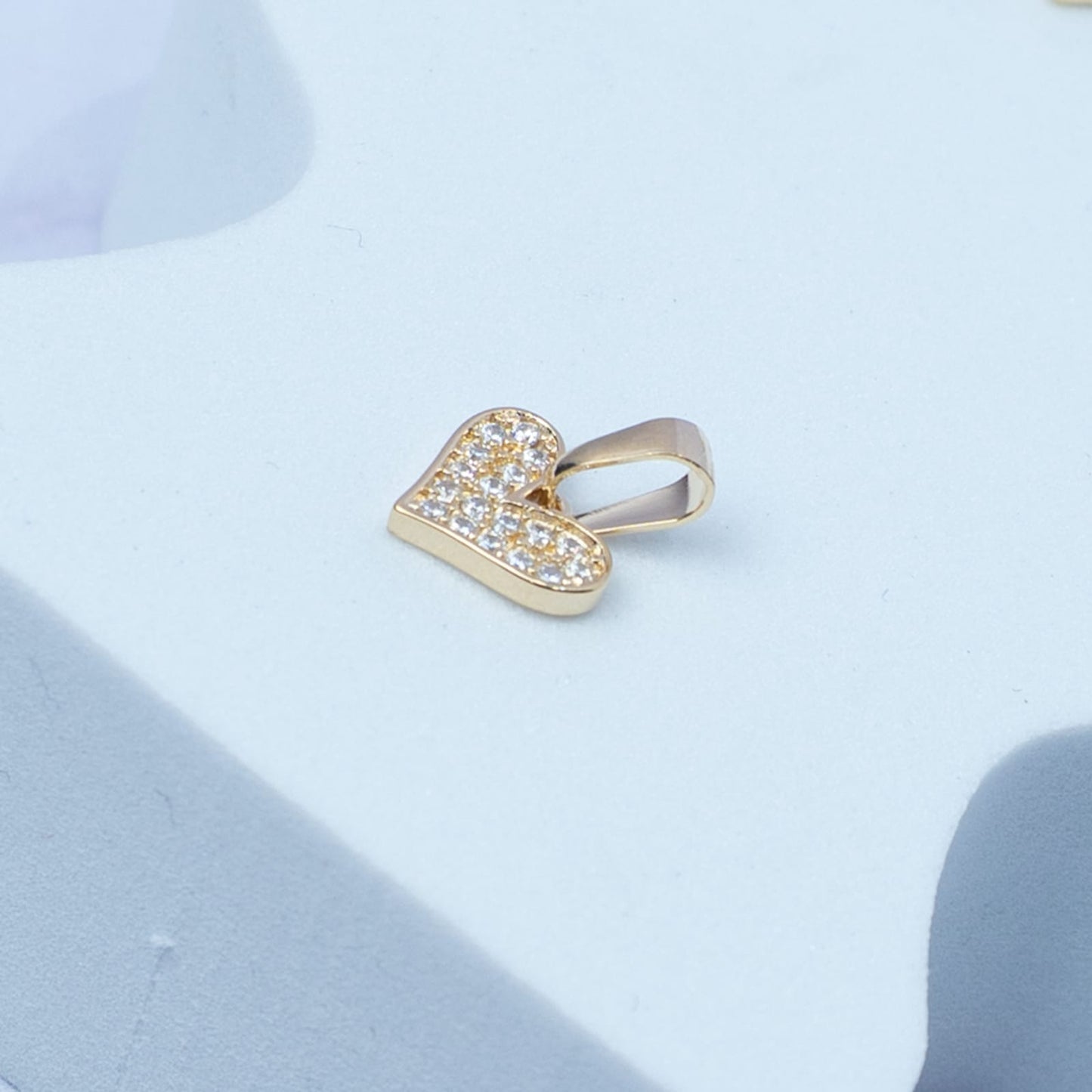 DIJE CORAZÓN DE CRISTAL