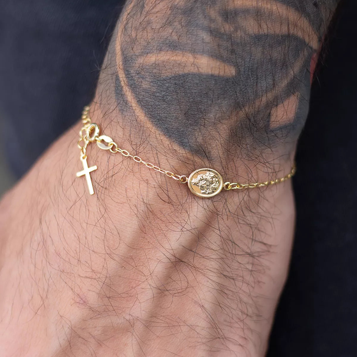 Pulsera Virgen del Carmen 16.5 Cms Extensor
