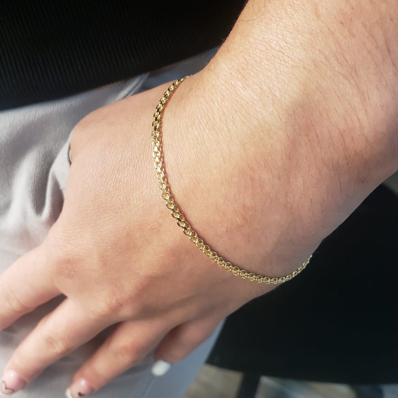 Pulsera Tejido Chino 3 mm 16 cm + extensor