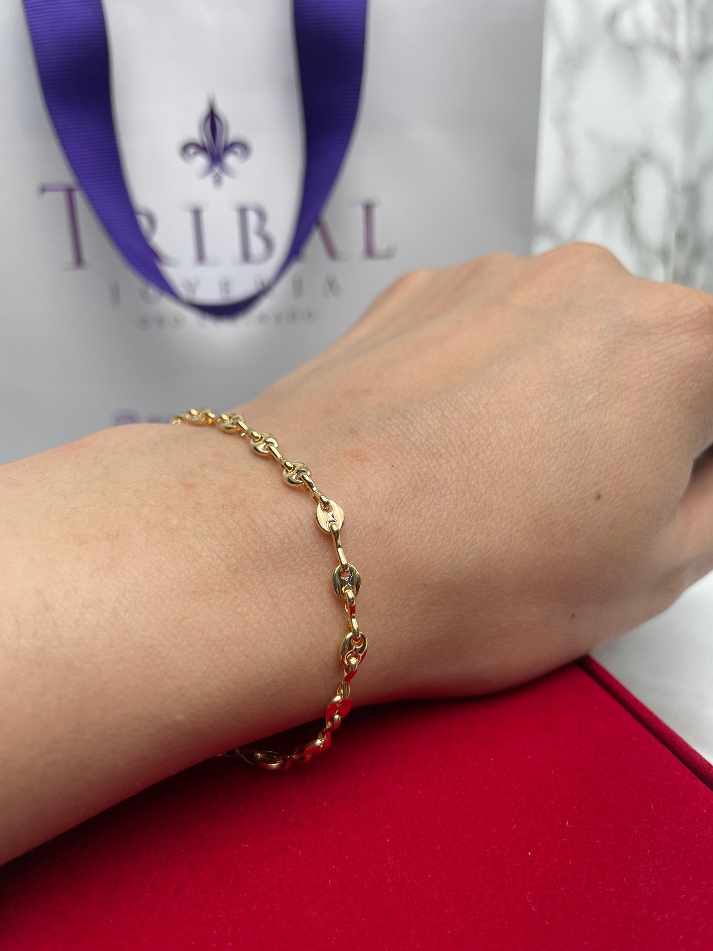 Pulsera Tipo Gucci-Infinito 3.5MM 18CM