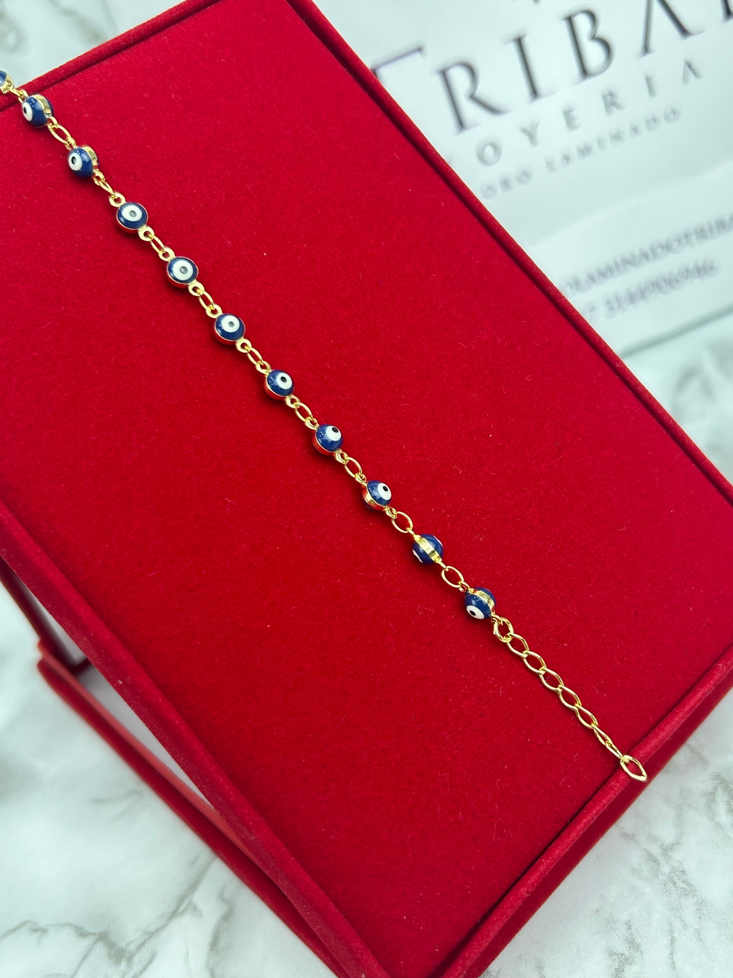 Pulsera Ojo turco 16cm + ext