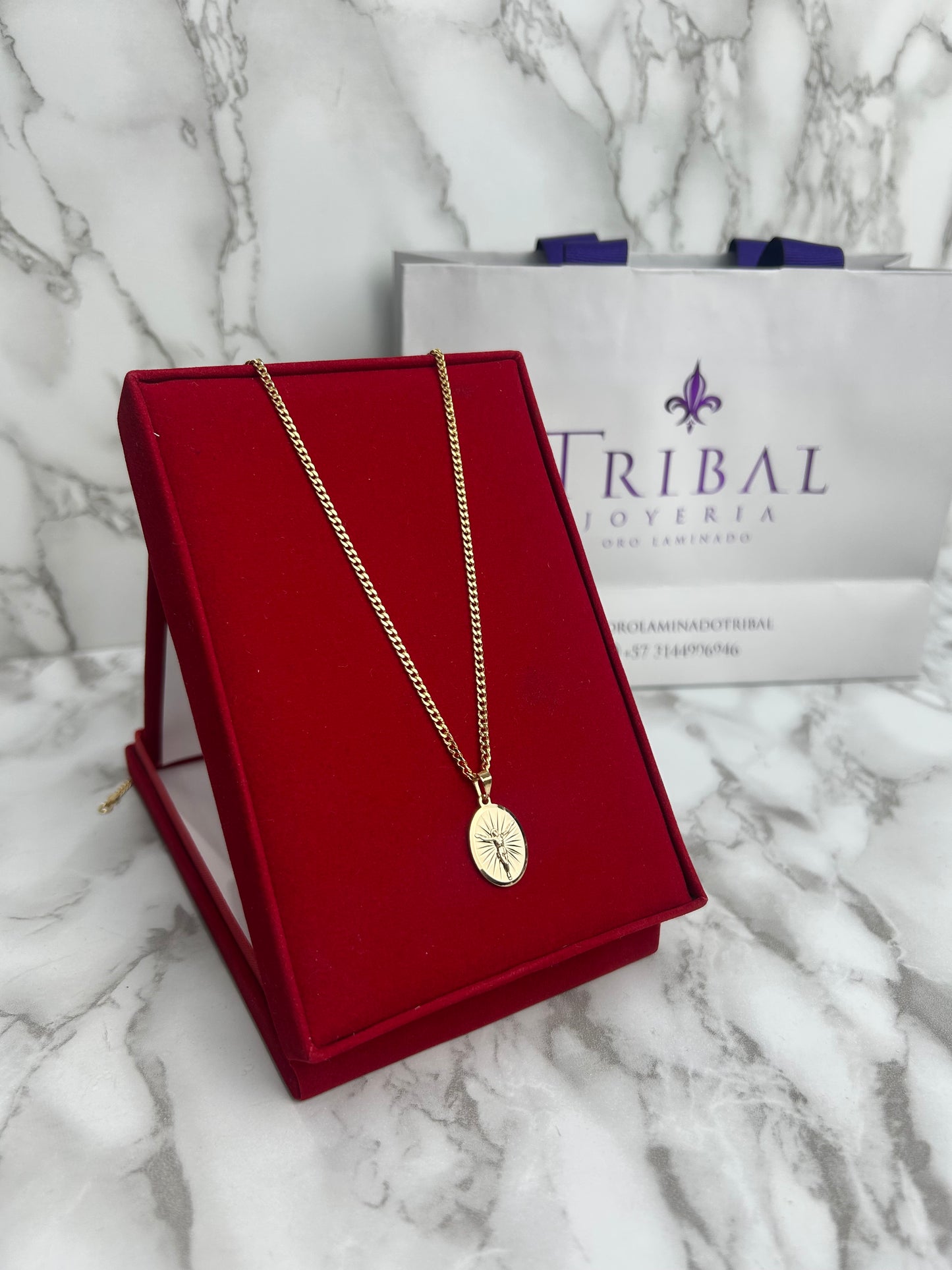 Dije Medalla Cristo Resurrección