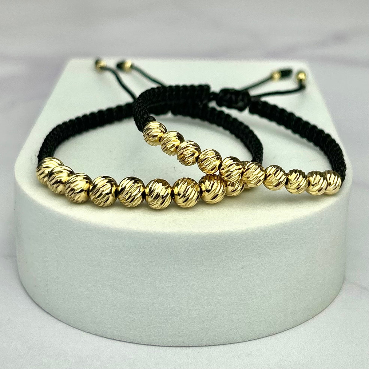 Combo: Pulseras Tejidas Balin Italy Oro Laminado 18K NG