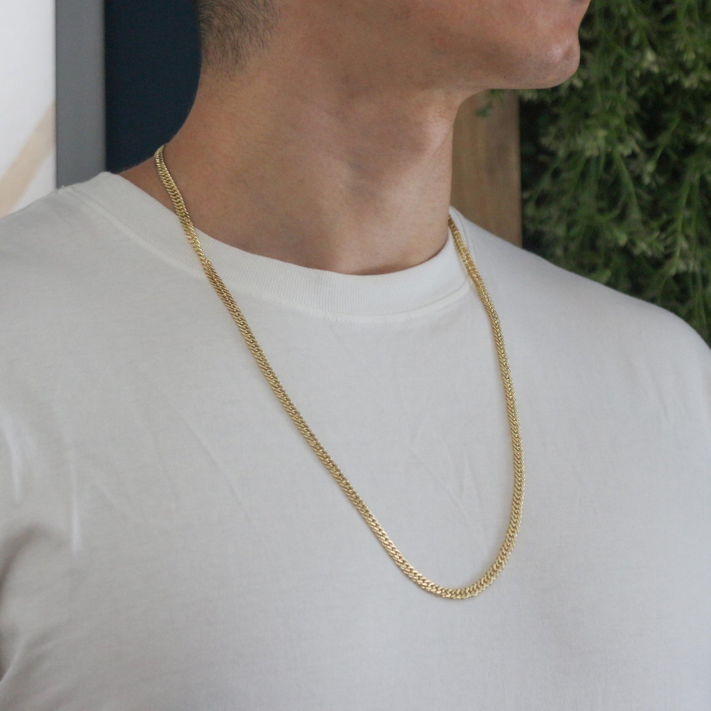 Cadena Cubana Continua - 4mm 65cm