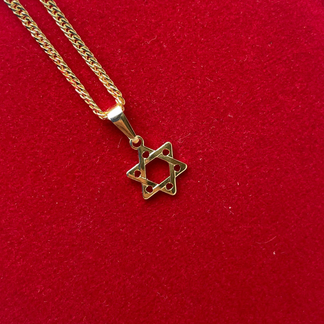 Dije Estrella David 8x10MM