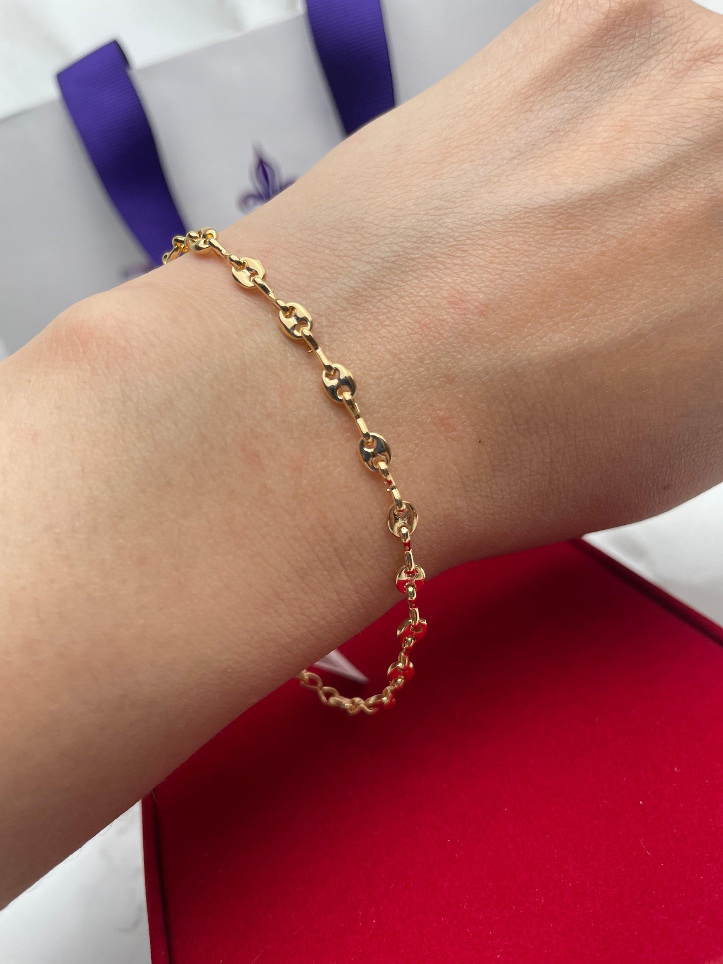 Pulsera Tipo Gucci-Infinito 3.5MM 18CM