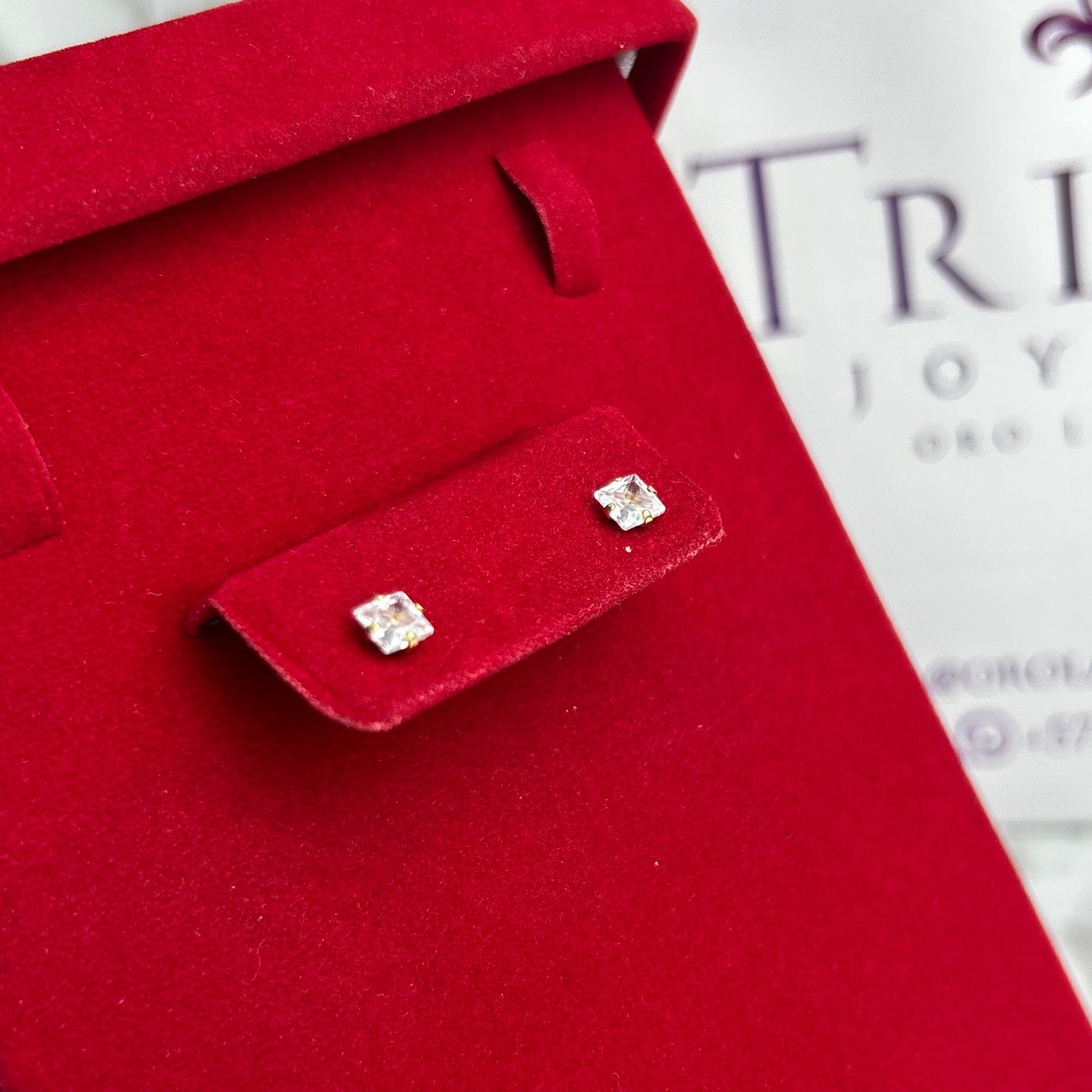 Topo Zircon Cuadrado 4.7MM