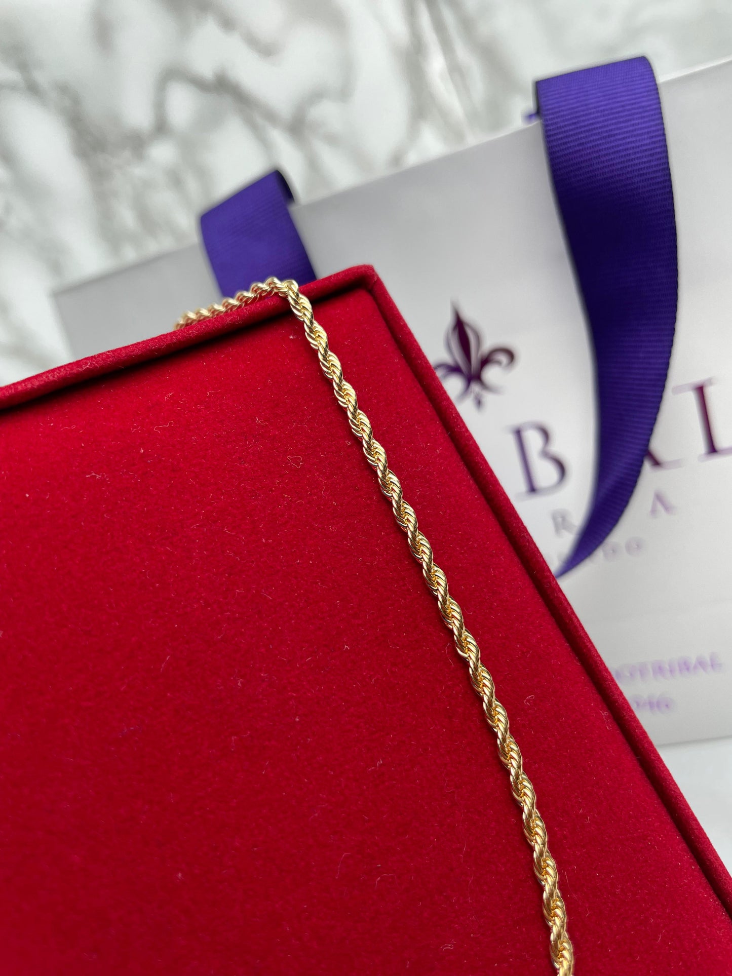 Cadena Lazo Diamantadoa 2.5MM