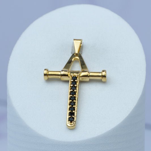Dije Cruz Péndulo Con Circonias