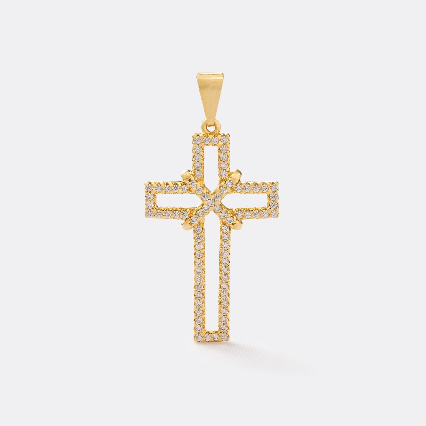 D Cruz Silueta circonias 3.5 cms