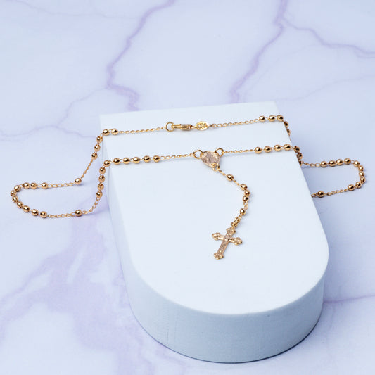 Rosario Balin 3 mm 40 cm Milagrosa