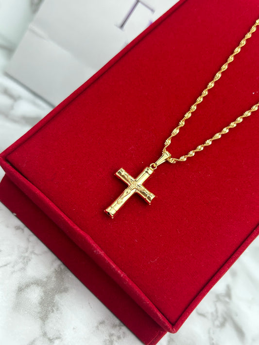 Dije Cruz Cristo Cilindro 2.5cm