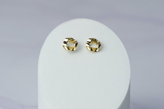 Arete Tipo Topo Golden Twist 8 mm