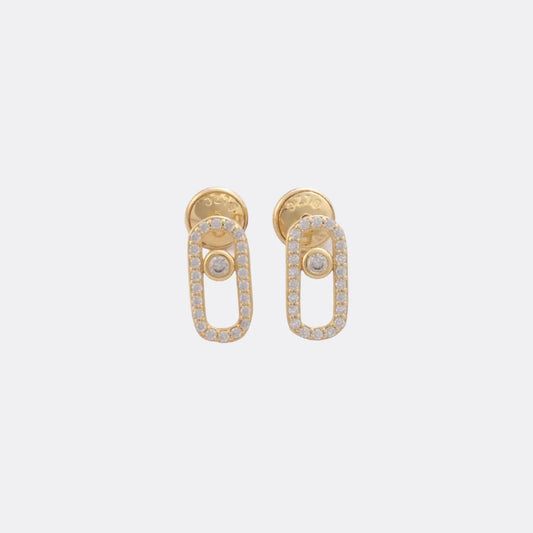 Arete Tipo Topo Move Circones Cristal