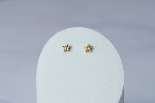 Arete Tipo Topo Stars circon cristal