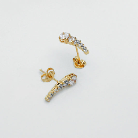 Arete Tipo Topo Shooting Star Circones Cristal