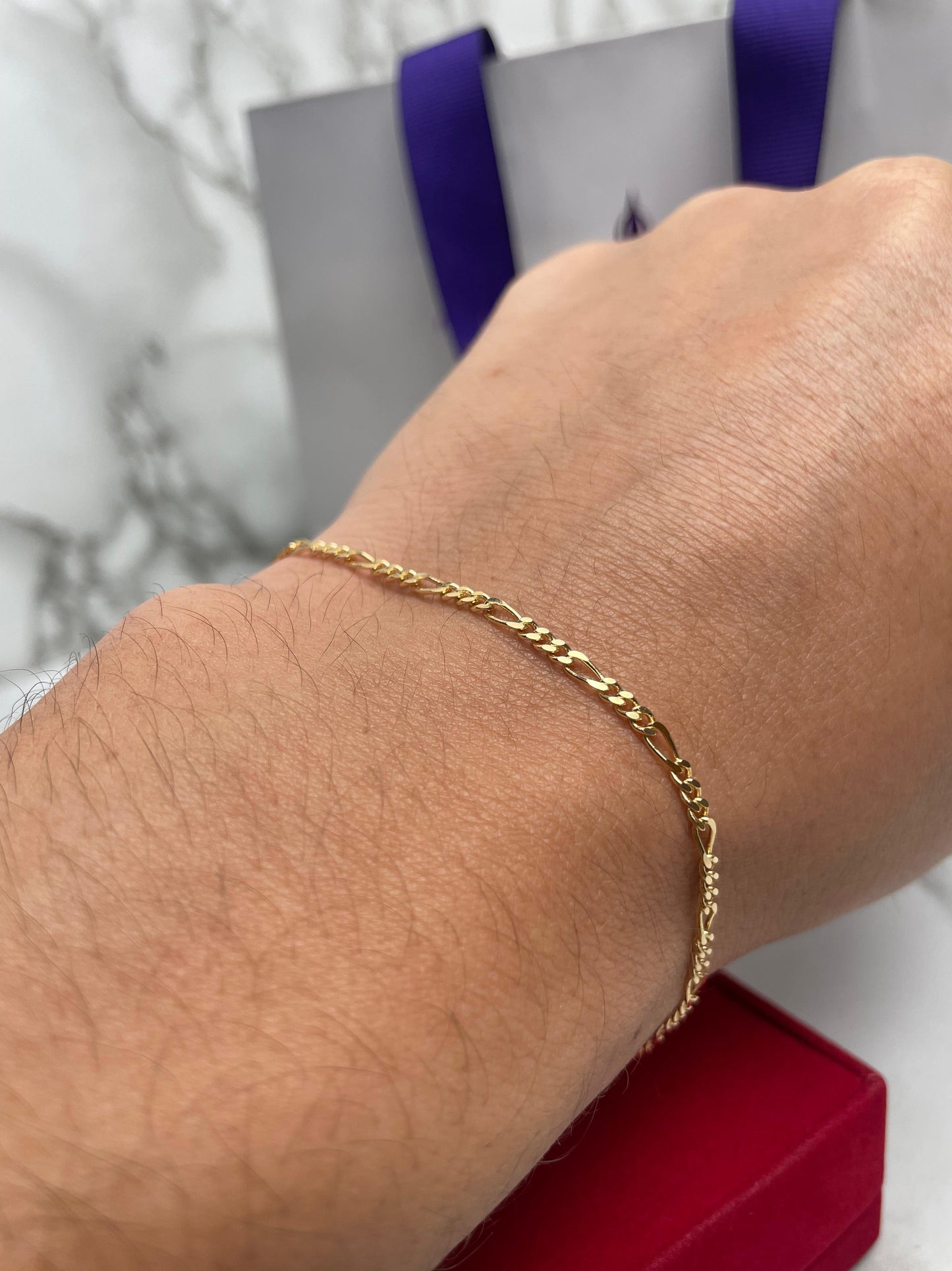 Pulsera 3X1 ó Tipo Cartier 2 mm 20 cm