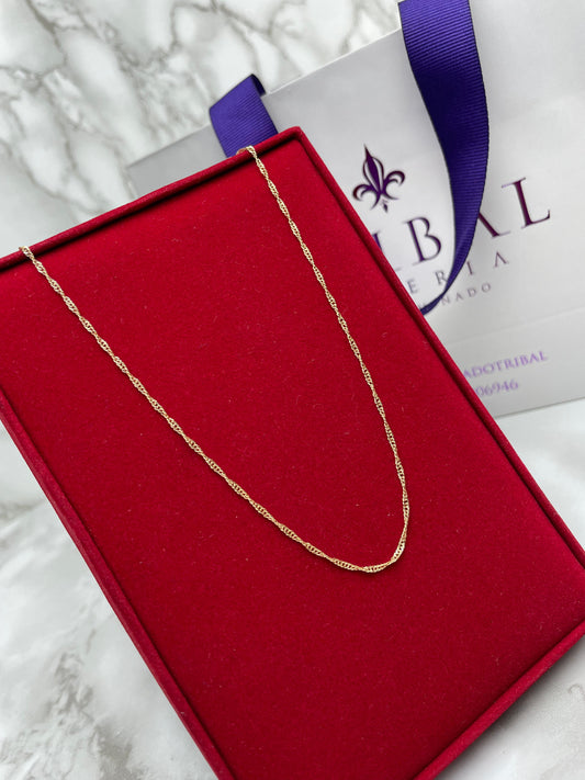 Cadena Singapur 1MM 50CM