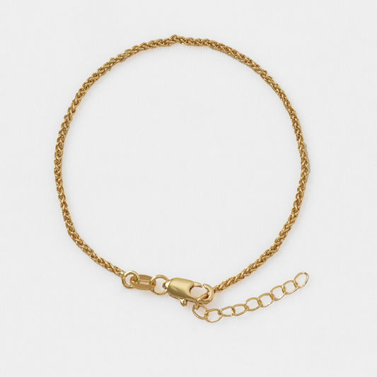 Pulsera Militar Doble Delgada 16 cm + extensor