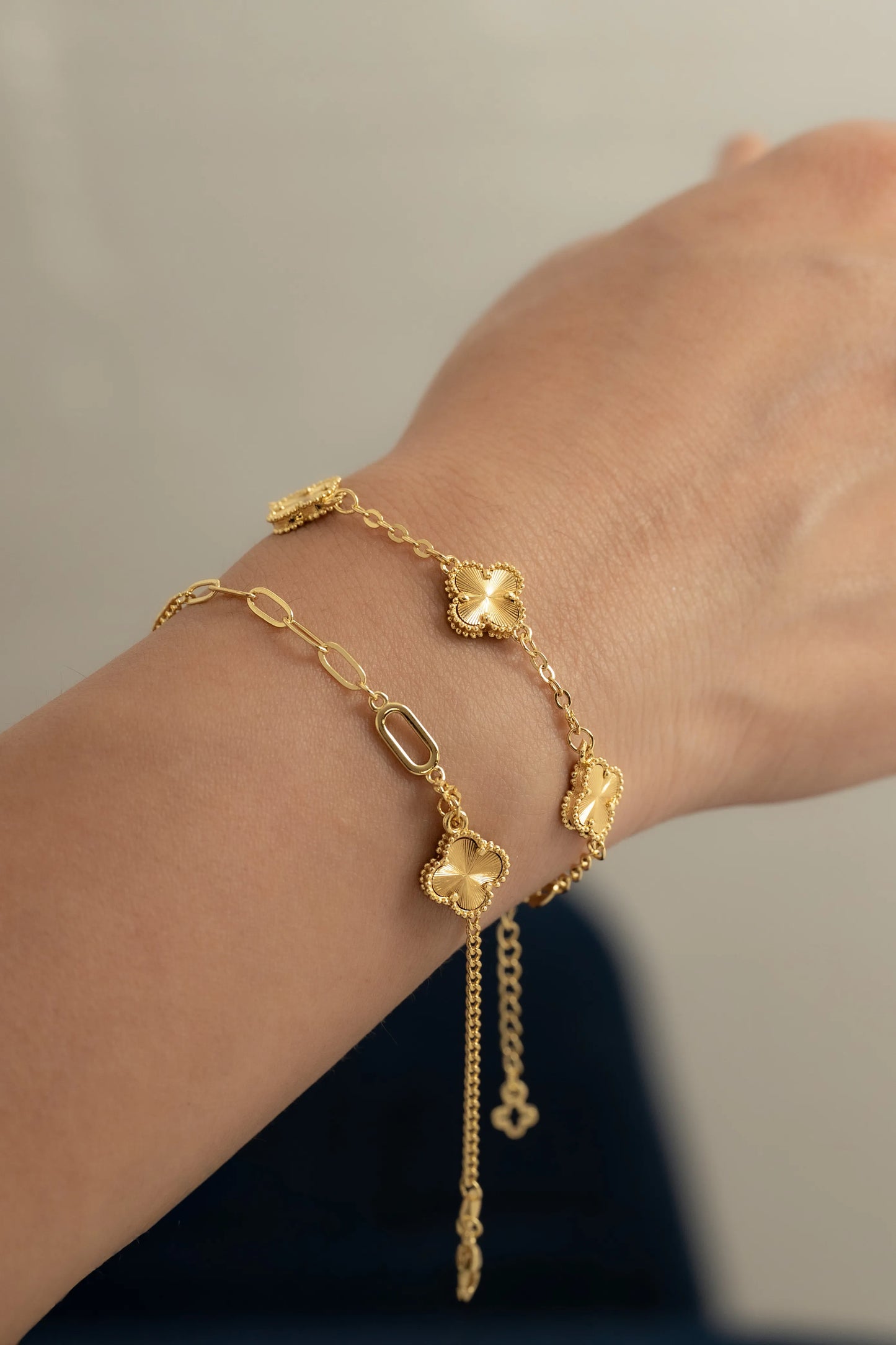 Pulsera Clover 1 cm 15 cm + Extensor