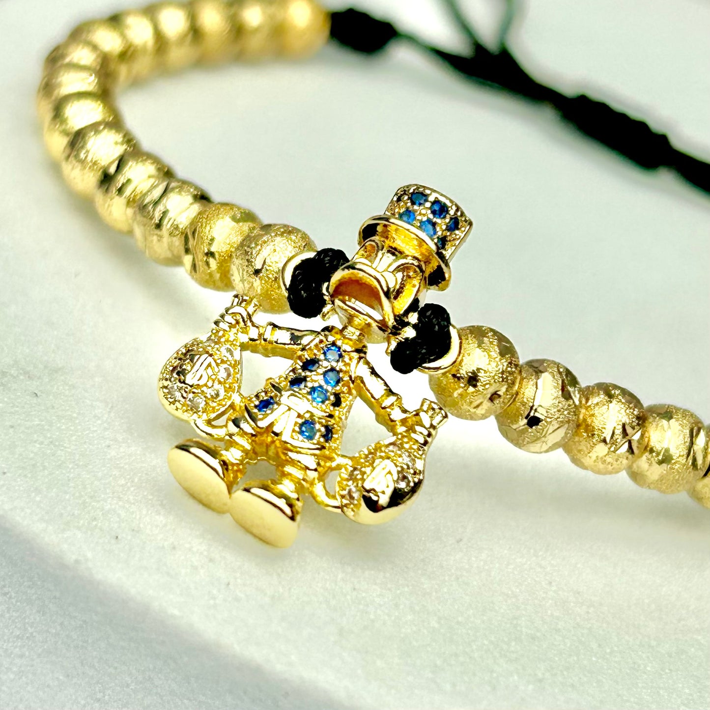 Pulsera Full Balin Diamantado Hrj Tio Rico circones OL18K NG