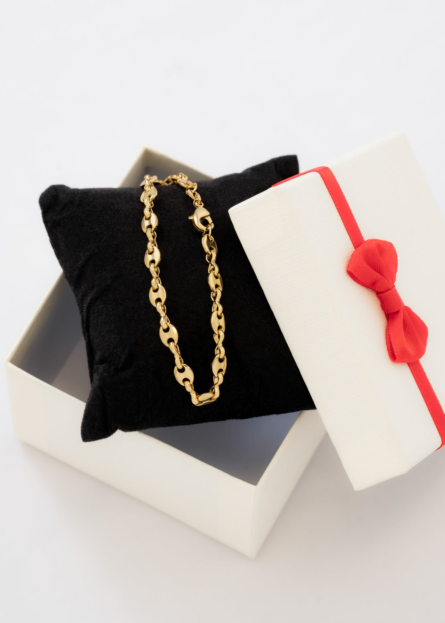 Pulsera Tejido Gucci Gruesa 6 mm y 20 cm