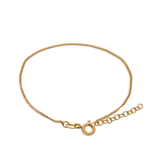 Pulsera Cubanita IT 1 MM 15 CM + Extensor