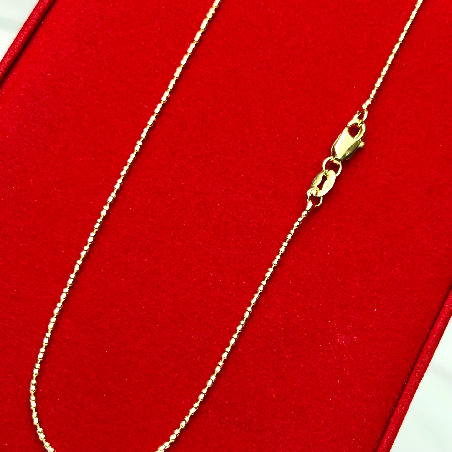 Cadena Tejido Barril Diamantado