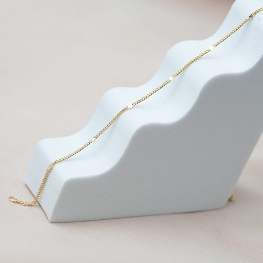 Tobillera Cubanita Estrella 1 mm x 25 cm