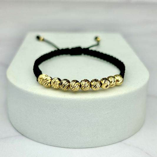 Pulsera Tejida Bain Italy Oro Laminado 18 K NG