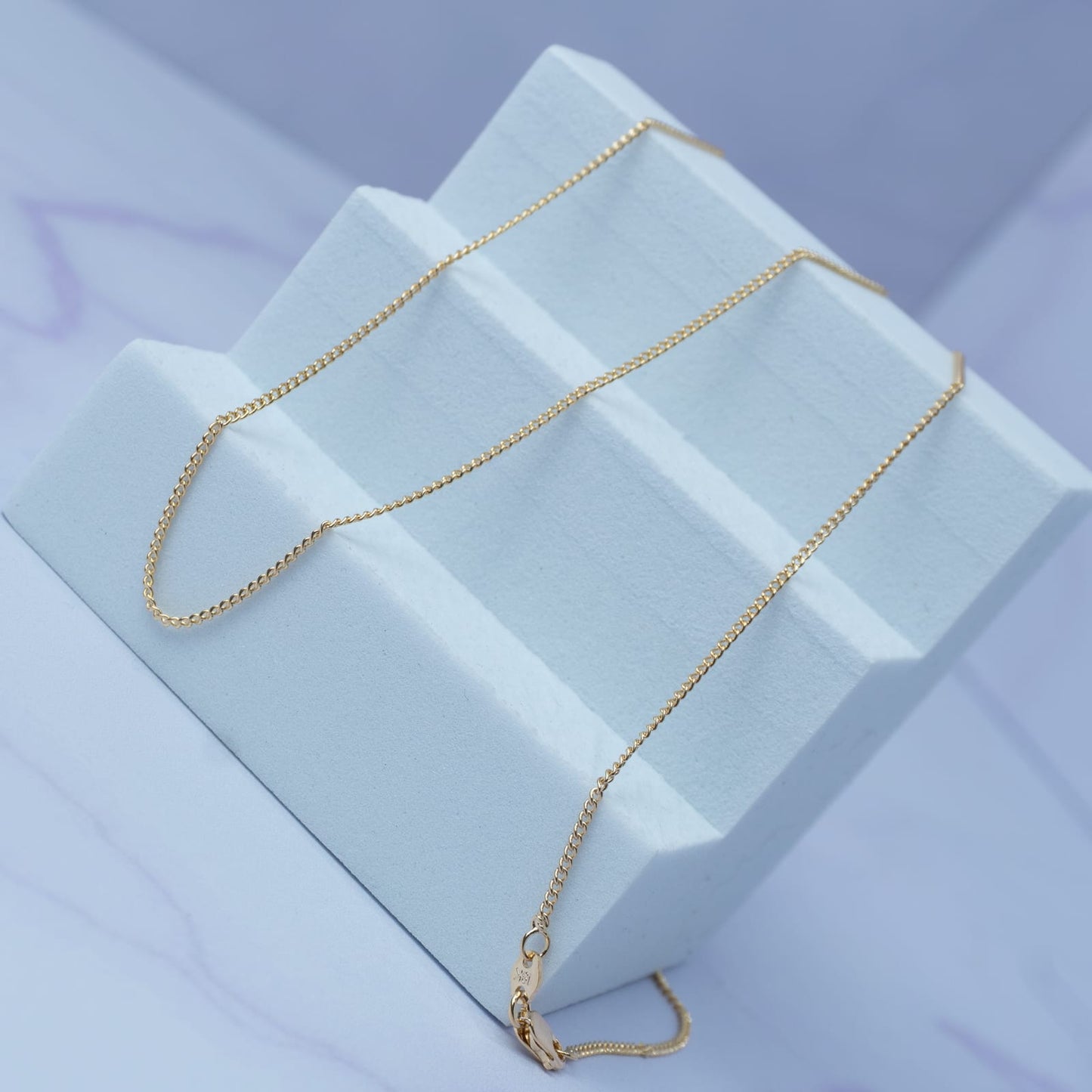 Cadena Cubana 1 mm x 60 cm