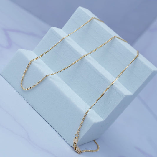 Cadena Cubana 1 mm x 60 cm