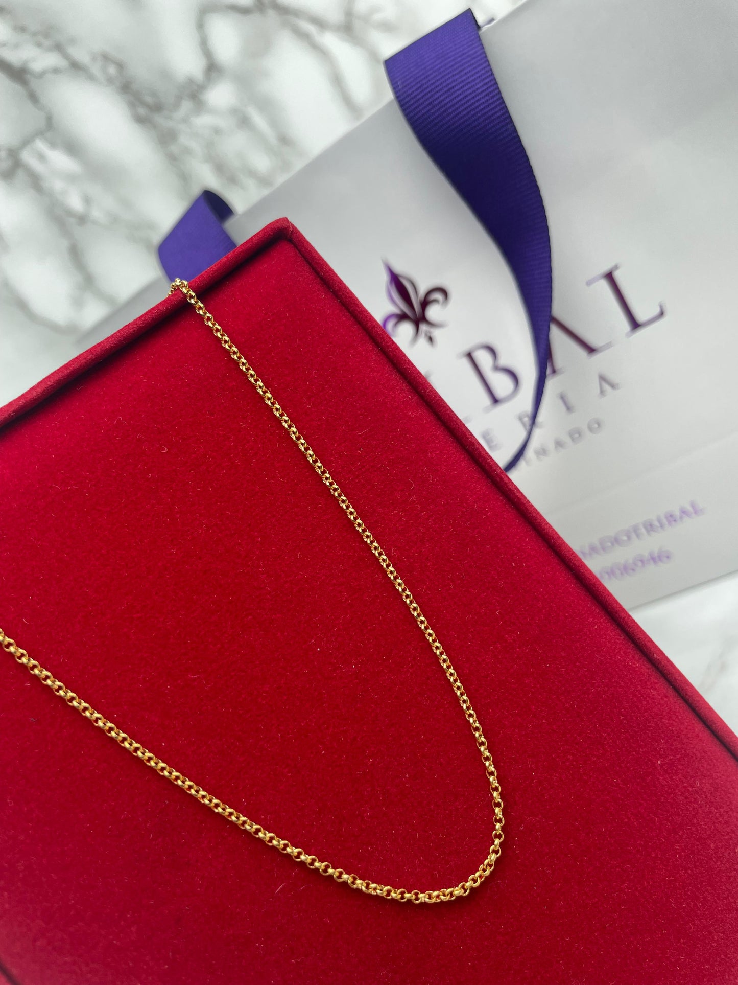 Cadena Belcher 1.5MM 45CM