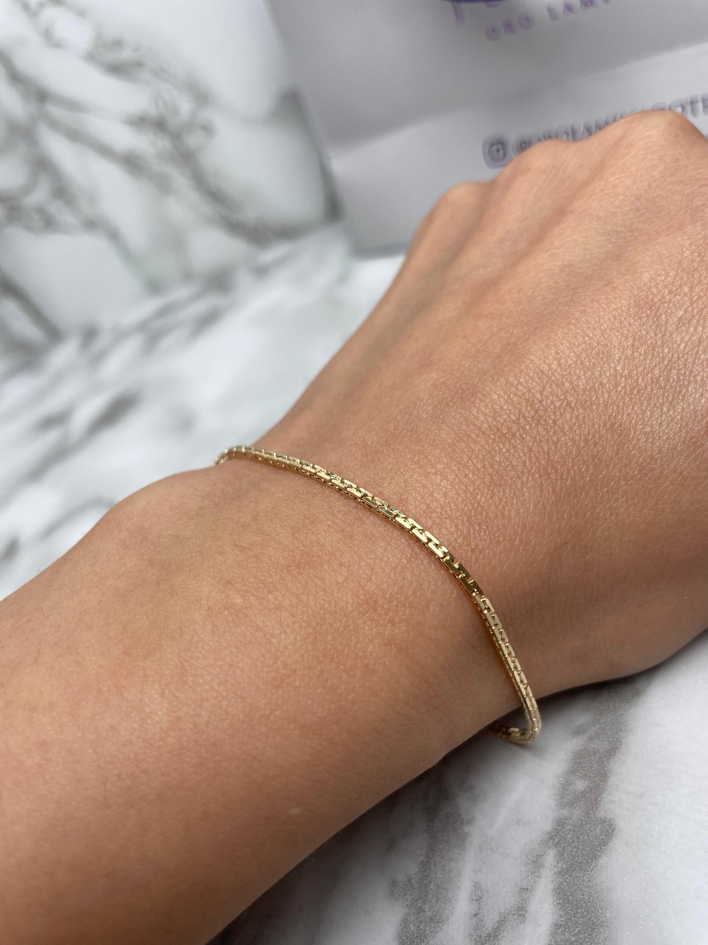 PULSERA TEJIDO EGIPCIO 1.5 MM 18 CM