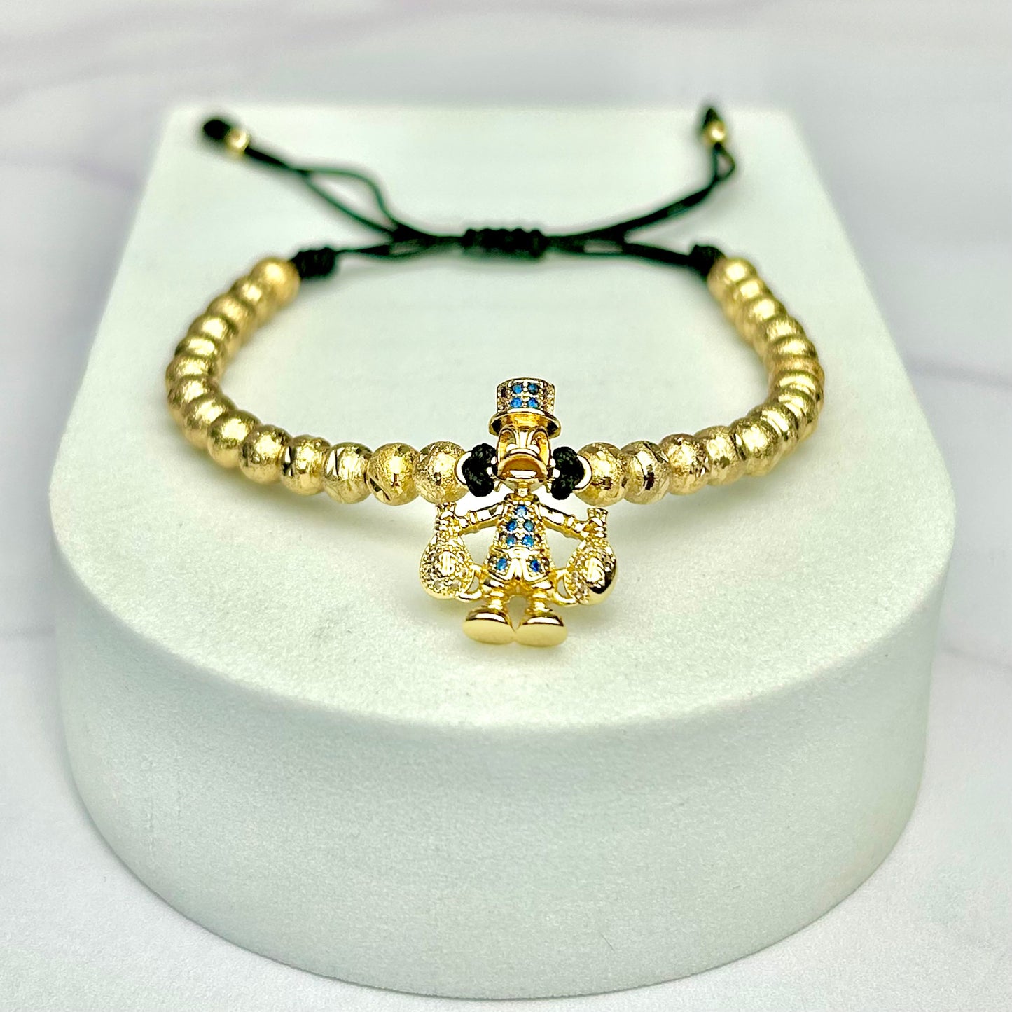Pulsera Full Balin Diamantado Hrj Tio Rico circones OL18K NG