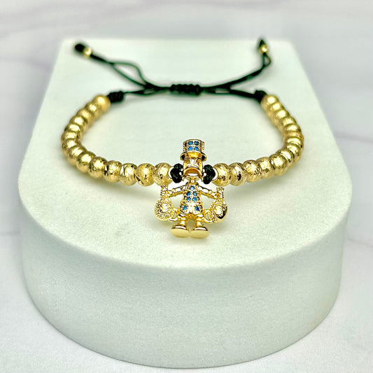 Pulsera Full Balin Diamantado Hrj Tio Rico circones OL18K NG