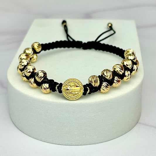 Pulsera Tejido Especial Balin Italy Hrj San Benito OL18K NG