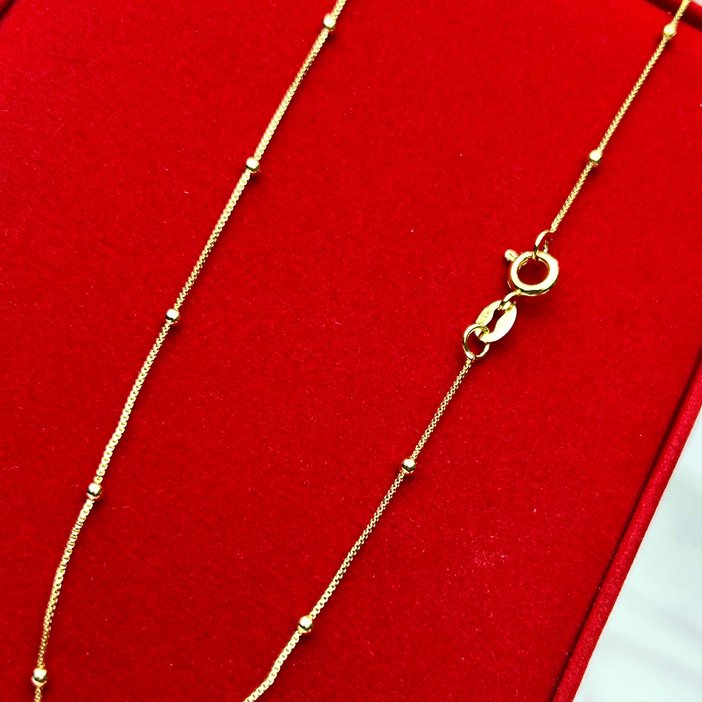 Cadena Tejido Veneciana Balin Liso