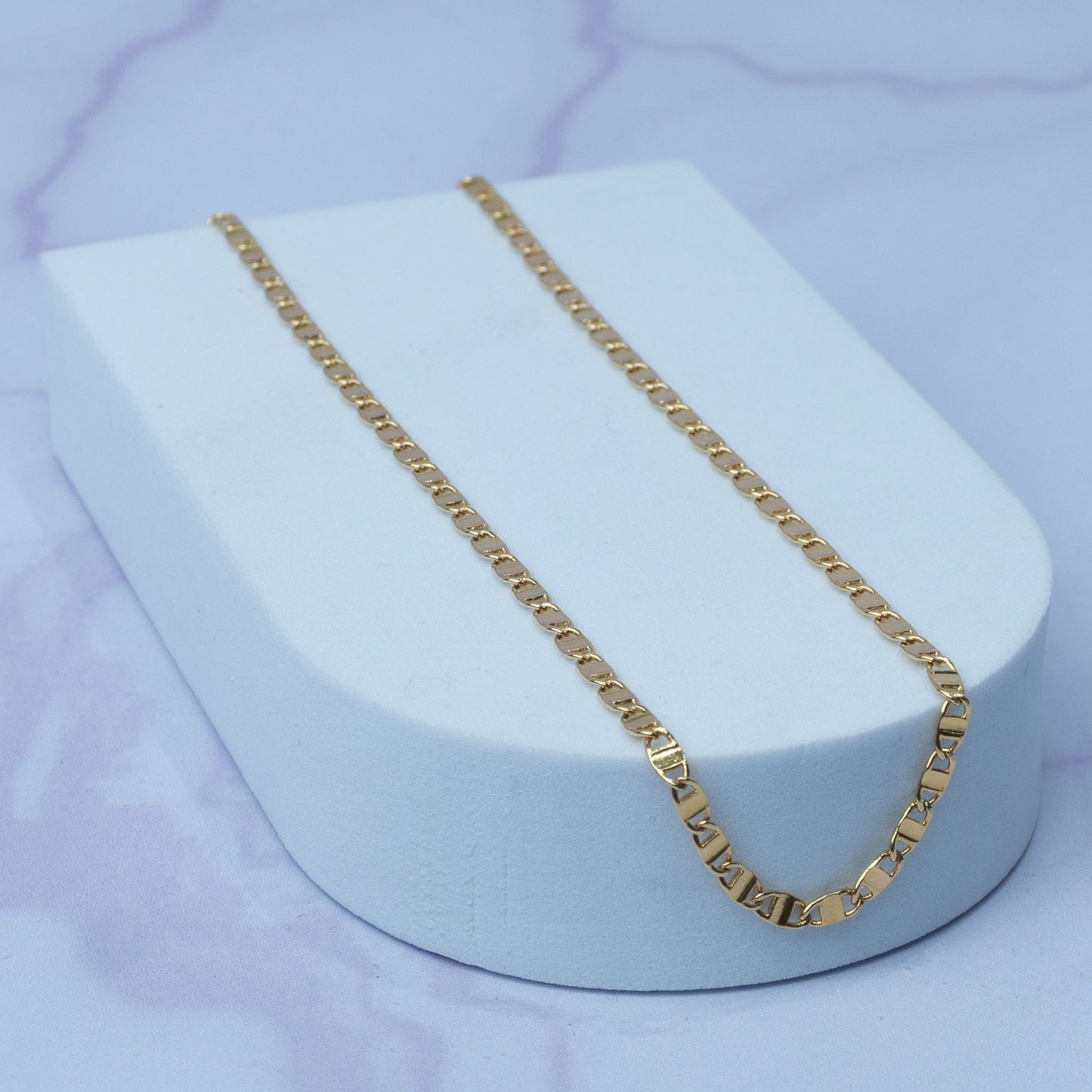 Cadena Espejo Oleada 3 mm 50 cm