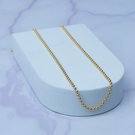 Cadena Militar Balin Liso 3 mm x 65 cm