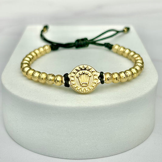 Pulsera Full Balin Diamantado Hrj Rolex Remarcado OL18K NG