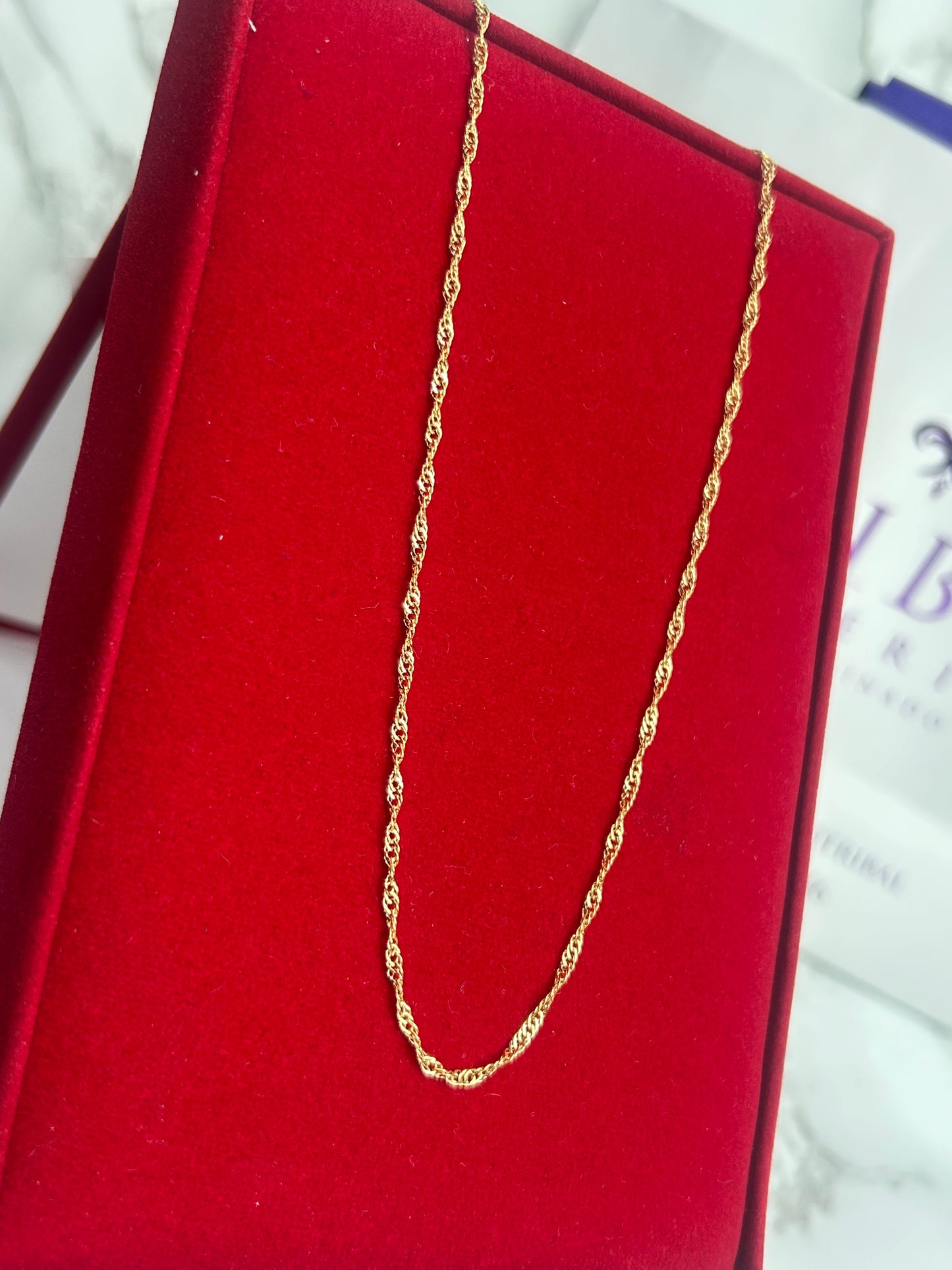 Cadena Singapur - 2mm 45cm