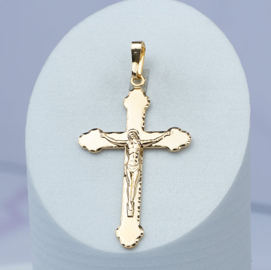 DIJE CRUZ CRISTO GRIEGO 50*25MM