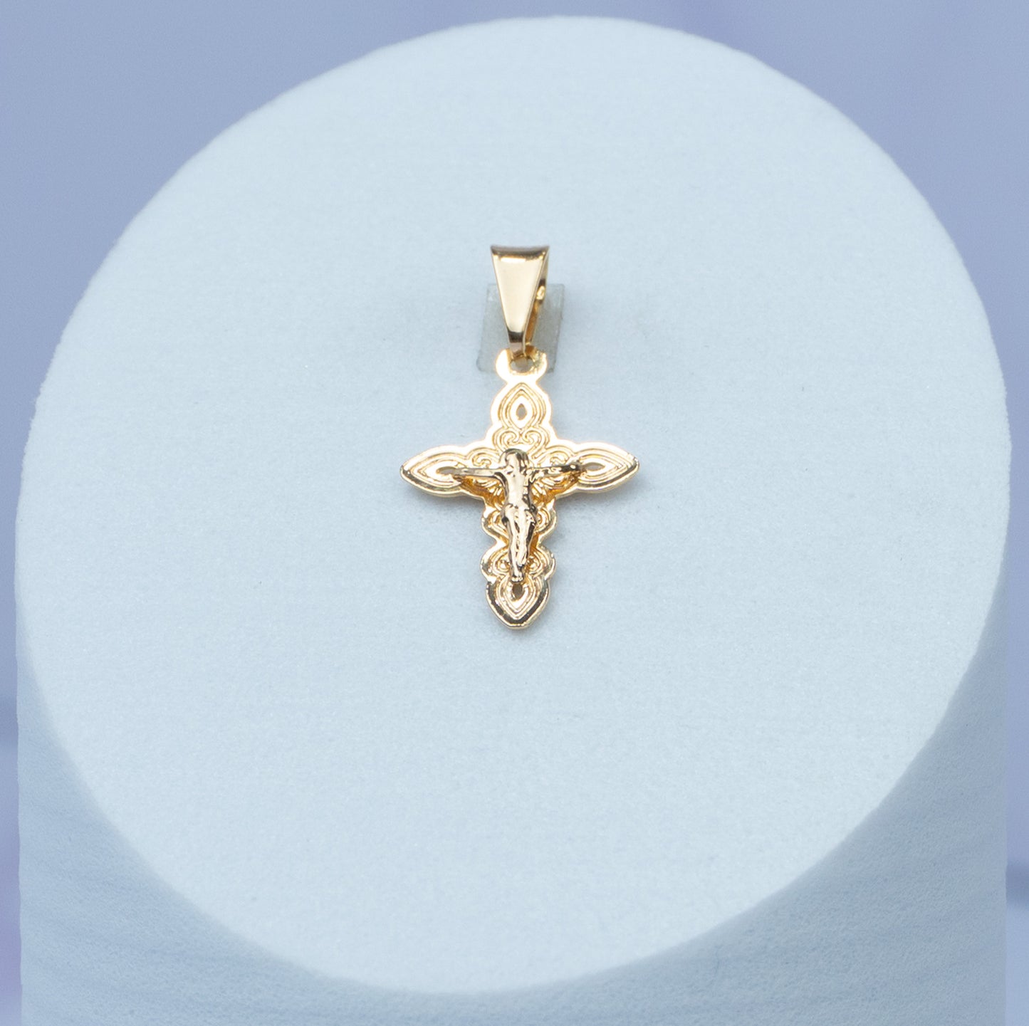 Dije Cruz Cristo en Puntas 22*11.7 mm