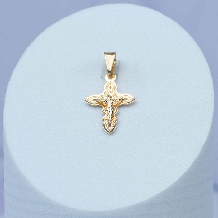 Dije Cruz Cristo en Puntas 22*11.7 mm
